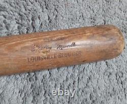 Vintage 1960s HOF Mickey Mantle 125 H&B Louisville Slugger MM5 Baseball Bat Rare