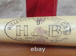 Vintage 1960s Hillerich & Bradsby Co. Wood Baseball Bat HOF Roberto Clemente 34