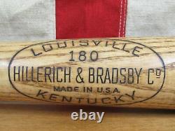 Vintage 1960s Hillerich&Bradsby Wood Baseball Bat 180 HOF Roberto Clemente 35