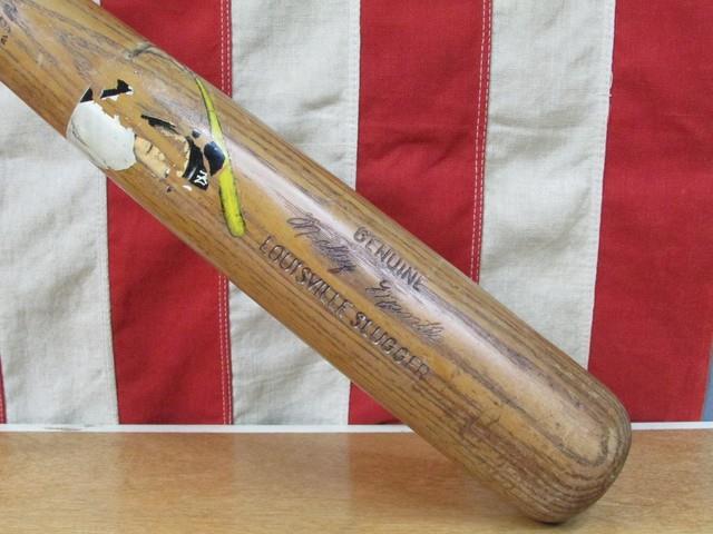Vintage 1960s Louisville Slugger Baseball Bat Decal Hof Mickey Mantle 32 Yankee