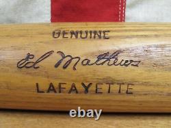 Vintage 1960s Louisville Slugger Baseball Bat Ed Mathews 34 Lafayette College