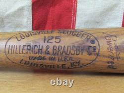 Vintage 1960s Louisville Slugger Baseball Bat Hank Aaron 33 West Chester Univ Vintage 1960s Louisville Slugger Baseball Bat Hank Aaron 33 West Chester Univ