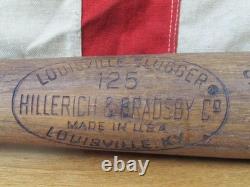 Vintage 1960s Louisville Slugger Baseball Bat Jackie Robinson 34 Elizabethtown