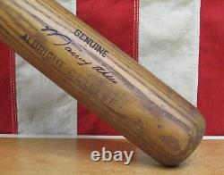 Vintage 1960s Louisville Slugger Baseball Bat Maury Wills 34 Albright College