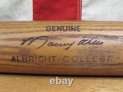 Vintage 1960s Louisville Slugger Baseball Bat Maury Wills 34 Albright College