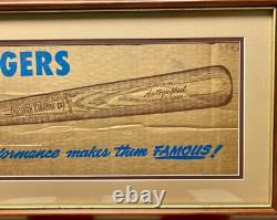 Vintage 1960s Louisville Slugger H&B Baseball Bats Shipping Box Top/Side Frame 1 Vintage 1960s Louisville Slugger H&B Baseball Bats Shipping Box Top/Side Frame 1