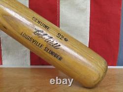 Vintage 1960s Louisville Slugger H&B Wood Baseball Bat Bob Will S2 Model 35