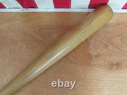 Vintage 1960s Louisville Slugger H&B Wood Baseball Bat Bob Will S2 Model 35