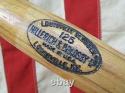 Vintage 1960s Louisville Slugger H&B Wood Fungo Baseball Bat H29 Rochester 37