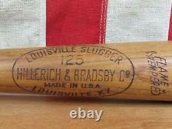 Vintage 1960s Louisville Slugger Wood Baseball Bat HOF Frank Robinson Model 33