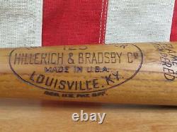 Vintage 1960s Louisville Slugger Wood Baseball Bat HOF Frank Robinson Model 33