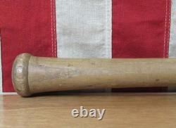 Vintage 1960s Louisville Slugger Wood Baseball Bat Nelson Fox 34 MCC College