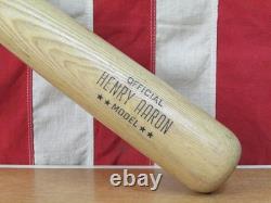 Vintage 1960s Southern Assoc. Mfgrs 4 Bagger Wood Baseball Bat Hank Aaron 34