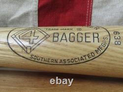 Vintage 1960s Southern Assoc. Mfgrs 4 Bagger Wood Baseball Bat Hank Aaron 34