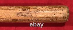 Vintage 1965 1972 San Francisco Giants Game Used Fungo Baseball Bat Old Early