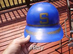 Vintage 1969 seattle pilots 1 year full size souvenir baseball batting helmet