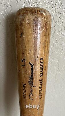 Vintage 1970's Merv Rettenmund Game Used Baseball Bat Louisville Slugger MLB