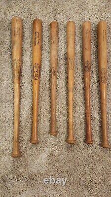 Vintage 1970s Baseball Bats, Johnny Bench, Hank Aaron, H&B/Louisville Slugger