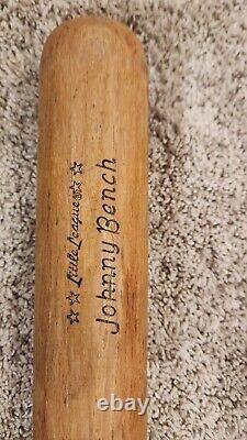 Vintage 1970s Baseball Bats, Johnny Bench, Hank Aaron, H&B/Louisville Slugger