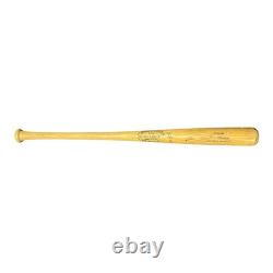 Vintage 1970s Del Unser Signed Game Used LS 34.5 Inch Baseball Bat Phillies