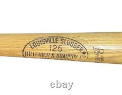 Vintage 1970s Del Unser Signed Game Used LS 34.5 Inch Baseball Bat Phillies