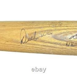 Vintage 1970s Del Unser Signed Game Used LS 34.5 Inch Baseball Bat Phillies