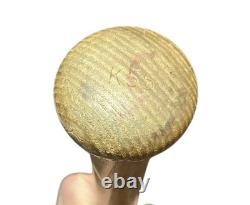 Vintage 1970s Del Unser Signed Game Used LS 34.5 Inch Baseball Bat Phillies