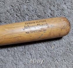Vintage 1970s HOF Johnny Bench Wilson A1310 Special Powerfused Baseball Bat