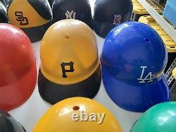 Vintage 1970s Lot of 15 MLB Baseball Replica Full Size Batting Helmets By Laich