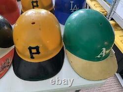 Vintage 1970s Lot of 15 MLB Baseball Replica Full Size Batting Helmets By Laich