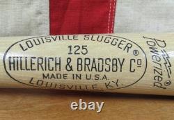 Vintage 1970s Louisville Slugger H&B Wood Baseball Bat HOF Dick Allen 32 NOS