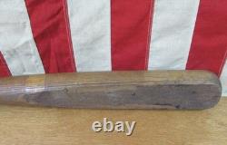 Vintage 1970s Louisville Slugger Wood Baseball Bat Danville Warriors 35 Minors