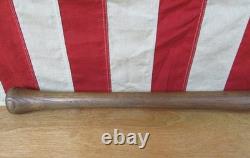 Vintage 1970s Louisville Slugger Wood Baseball Bat Danville Warriors 35 Minors