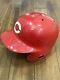 Vintage 1970s Game Used Cincinnati Reds Abc Batting Helmet Big Red Machine
