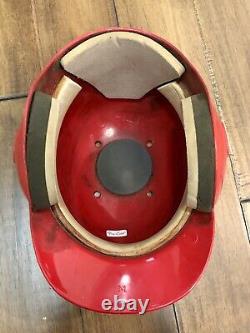 Vintage 1970s game used Cincinnati Reds ABC batting helmet Big Red Machine