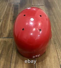 Vintage 1970s game used Cincinnati Reds ABC batting helmet Big Red Machine