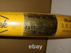 Vintage 1975 Boston Red Sox American League Champions Adirondack Baseball Bat