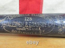 Vintage 1976 Louisville Slugger Black Wood Baseball Bat HOF Roberto Clemente 35