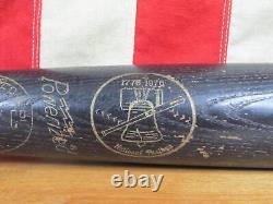 Vintage 1976 Louisville Slugger Black Wood Baseball Bat HOF Roberto Clemente 35