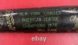 Vintage 1976 New York Yankees AL Champions Hillerich & Bradsby Baseball Bat