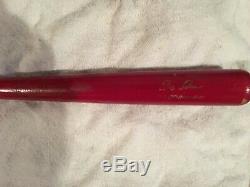 Vintage 1977 Ray Fosse Cleveland Indians Wooden 28 Baseball Bat Red