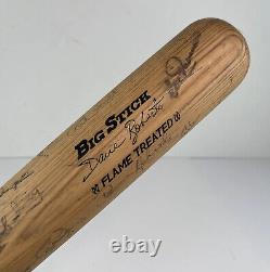 Vintage 1978 San Diego Padres Team Signed Big Stick Dave Robert's Baseball Bat