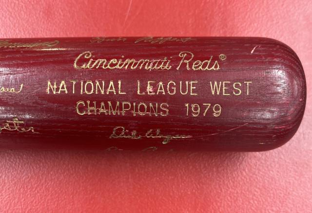Vintage 1979 Cincinnati Reds Nl West Champions Hillerich & Bradsby Baseball Bat