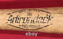 Vintage 1980 Jeff Burroughs Atlanta Braves Signed Game Used Baseball Bat Rangers