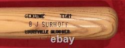 Vintage 1980's B. J. Surhoff Milwaukee Brewers Signed Game Used Baseball Bat Old