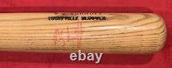 Vintage 1980's B. J. Surhoff Milwaukee Brewers Signed Game Used Baseball Bat Old