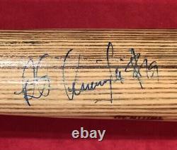 Vintage 1980's Pete Incaviglia Signed Game Used Louisville Slugger Baseball Bat