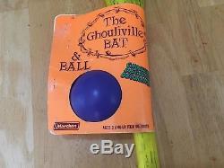 Vintage 1980's Plastic Baseball Bat MadBalls Type Unused Ghoulivile Marchion MIP