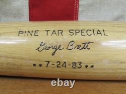 Vintage 1980s Louisville Slugger Baseball Bat George Brett Pinetar Special 33