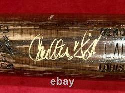Vintage 1983 1985 Carlton Fisk Chicago White Sox Signed Game Used Baseball Bat